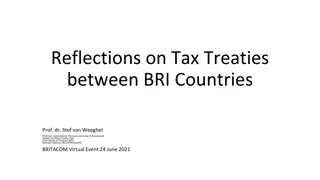 Insights into Tax Treaties Among BRI Countries by Prof. Dr. Stef van Weeghel