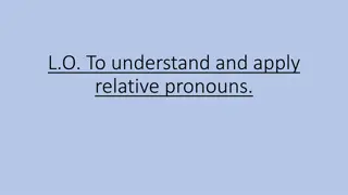 Relative Pronouns in English Grammar