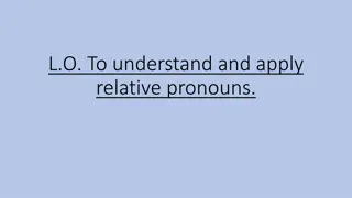 Understanding Relative Pronouns in English Grammar