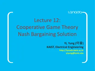 Overview of Cooperative Game Theory and Bargaining Solutions