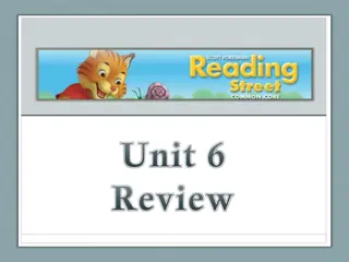 Reading Comprehension Activities Review
