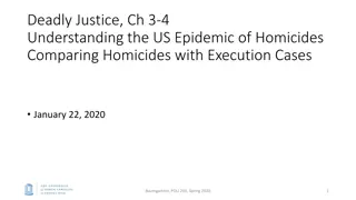 Understanding the US Homicide Epidemic: A Comparative Analysis