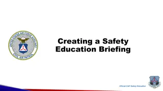Building an Effective Safety Education Briefing