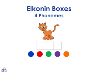 Phonemic Awareness Practice with Elkonin Boxes