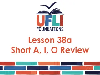 Enhance Your Pronunciation Skills with Short A, I, O Review