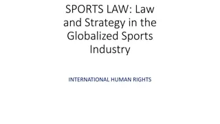Law, Strategy, and Human Rights in Global Sports Industry