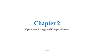 Operations Strategy and Competitiveness: Key Concepts and Strategies