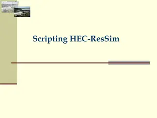 Scripting in HEC-ResSim