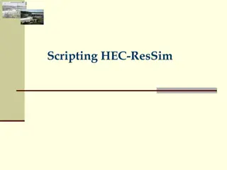 Understanding Scripting in HEC-ResSim