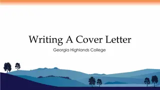 Mastering the Art of Writing a Standout Cover Letter