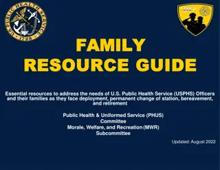 Essential Resources for U.S. Public Health Service Officers and Their Families