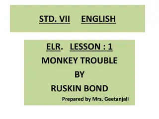 Mischievous Monkey: A Tale of Tutu by Ruskin Bond