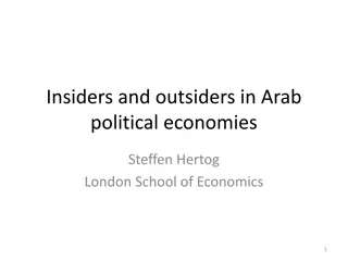 Insiders and Outsiders in Arab Political Economies