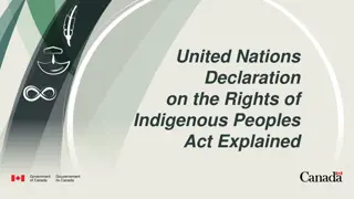 United Nations Declaration on the Rights of Indigenous Peoples Act