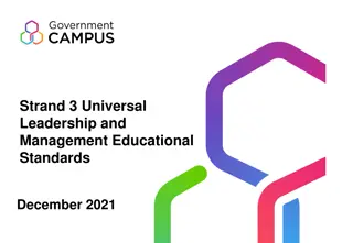 Universal Leadership and Management Educational Standards