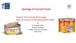 Understanding Spoilage of Canned Foods in Fish Canning Technology