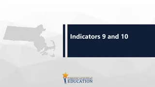 Analysis of Indicators 9 & 10 in Special Education Representation