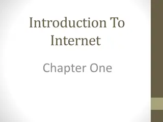 The Basics of the Internet