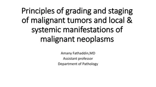 Grading and Staging of Malignant Tumors in Cancer Patients