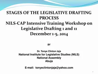 Stages of Legislative Drafting Process