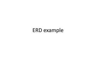 Database Design Examples with ER Diagrams