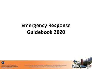 Emergency Response Guidebook 2020 Updates Summary