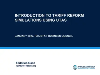 Understanding Tariff Reform Simulations Using UTAS