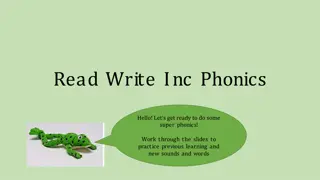 Super Phonics Practice with Read Write Inc Phonics