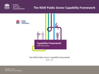 NSW Public Sector Capability Framework Overview