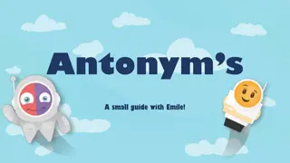 Enhancing Vocabulary with Antonyms Guide