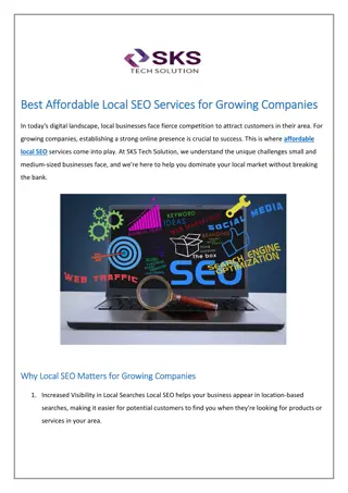 Best Affordable Local SEO Services for Growing Companies