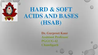 Understanding Hard and Soft Acids and Bases (HSAB Principles) by Dr. Gurpreet Kaur