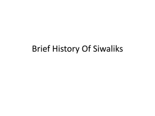 Insights into the Siwaliks: Geography, Geology, and Climate