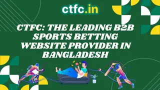 CTFC The Leading B2B Sports Betting Website Provider in Bangladesh