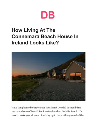 How Living At The Connemara Beach House In Ireland Looks Like