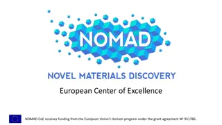 NOMAD.CoE Receives Funding from European Union's Horizon Program