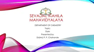 Understanding Dyes: Classification and Chemistry in Chemistry Department of Sevadal Mahila Mahavidyalaya