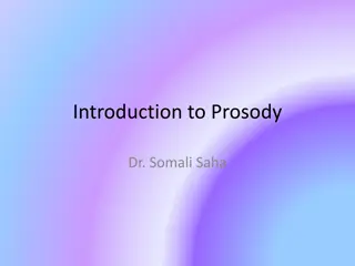 Prosody: Rules and Examples