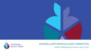Internal Audit Process & Audit Committees Overview