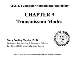 Transmission Modes in Computer Networks