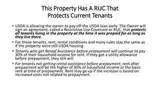 Tenants' Rights in Properties with Restrictive Use Covenant (RUC)