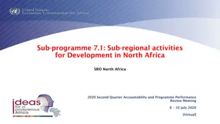 Progress on Sustainable Employment Initiatives in North Africa