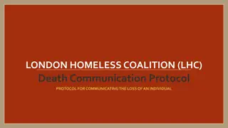 London Homeless Coalition (LHC) Death Communication Protocol