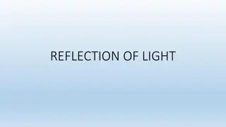 Reflection and Refraction of Light