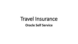 Streamlined Travel Insurance Application Process with Oracle Self-Service