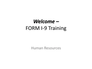 Form I-9 Training in Human Resources: Requirements and Process Overview