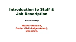 Understanding Staff Classification and Job Descriptions in Civil Service