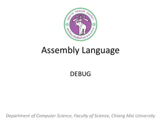 Assembly Language Programming and DEBUG Environment