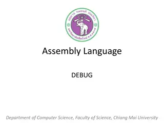 Understanding Assembly Language Programming and DEBUG Environment