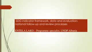 SDG Indicator Framework and Evaluation in National Follow-Up and Review Processes